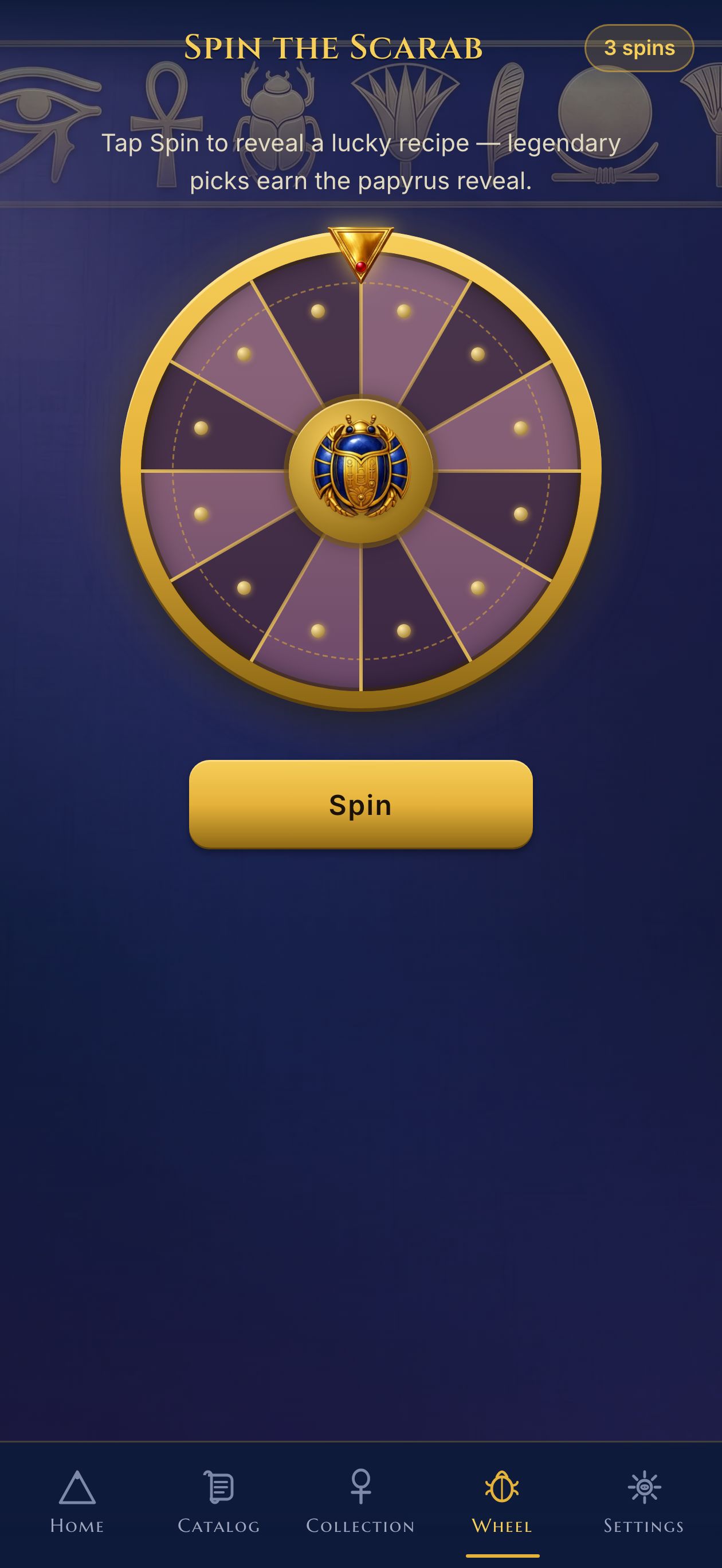 Scarab wheel